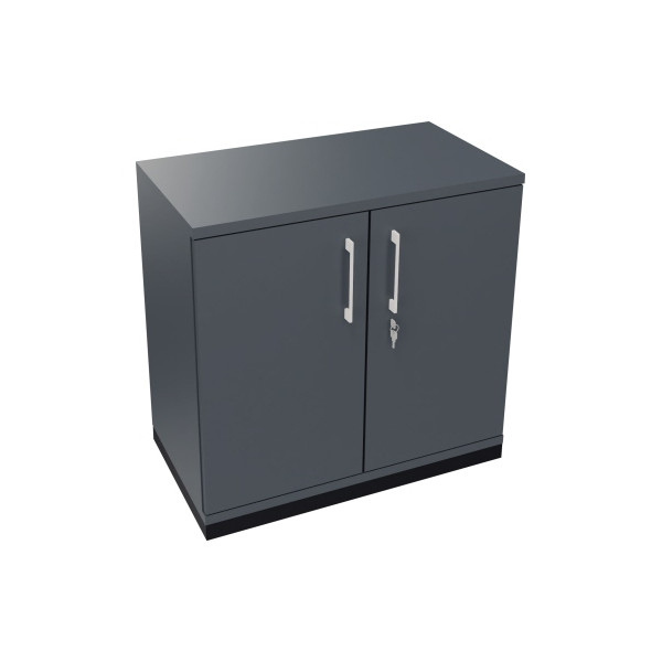 4003969066885 - Flügeltürenschrank endless 820113582 abschließbar 2 OH lavagrau 80x781x442cm (BxHxT) 4003969066885 Soennecken