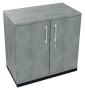 Aktenschrank endless 820113583, abschlie&szlig;bar, 2 OH, beton hell, 80x78,1x44,2cm (BxHxT)