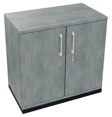 Aktenschrank endless 820113583, abschlie&szlig;bar, 2 OH, beton hell, 80x78,1x44,2cm (BxHxT)