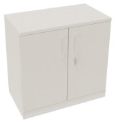 Flügeltürenschrank 2OH B800xT442xH781 ws/Weiß