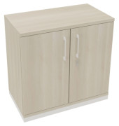 Flügeltürenschrank 2OH B800xT442xH781 ws/Akazie