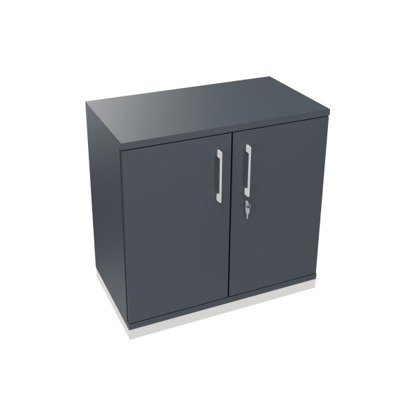 4003969066694 - Flügeltürenschrank endless 820113782 abschließbar 2 OH lavagrau 80x781x442cm (BxHxT) 4003969066694 Soennecken