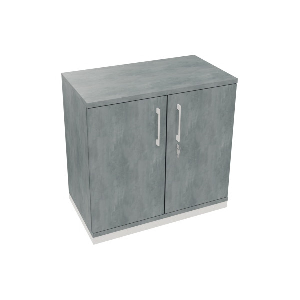 4003969066748 - Flügeltürenschrank endless 820113783 abschließbar 2 OH beton hell 80x781x442cm (BxHxT) 4003969066748 Soennecken
