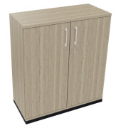 Flügeltürenschrank 3OH B1000xT442xH1133 an/Eiche Nat