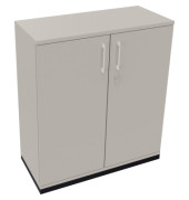Flügeltürenschrank 3OH B1000xT442xH1133 an/Lichtgrau
