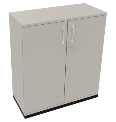 Flügeltürenschrank 3OH B1000xT442xH1133 an/Lichtgrau