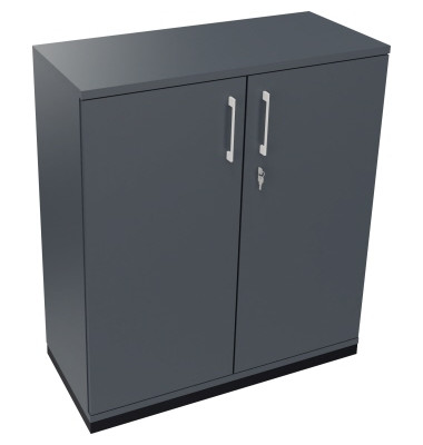 Flügeltürenschrank 3OH B1000xT442xH1133 an/Lavagrau