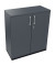 Flügeltürenschrank 3OH B1000xT442xH1133 an/Lavagrau