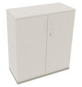 Flügeltürenschrank 3OH B1000xT442xH1133 si/Weiß