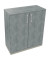 Flügeltürenschrank 3OH B1000xT442xH1133 si/Beton