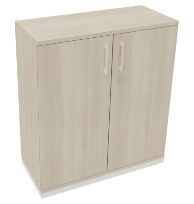 Flügeltürenschrank 3OH B1000xT442xH1133 ws/Akazie