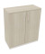 Flügeltürenschrank 3OH B1000xT442xH1133 ws/Akazie