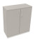 Flügeltürenschrank 3OH B1000xT442xH1133 ws/Lichtgrau