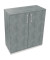 Flügeltürenschrank 3OH B1000xT442xH1133 ws/Beton
