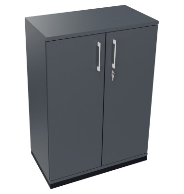 Aktenschrank endless 820114182, abschlie&szlig;bar, 3 OH, lavagrau, 80x113,3x44,2cm (BxHxT)