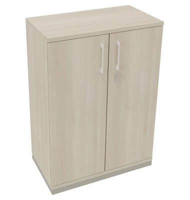 Flügeltürenschrank 3OH B800xT442xH1133 si/Akazie