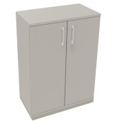 Flügeltürenschrank 3OH B800xT442xH1133 si/Lichtgrau