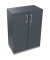 Flügeltürenschrank 3OH B800xT442xH1133 si/Lavagrau