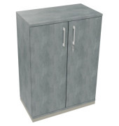 Flügeltürenschrank 3OH B800xT442xH1133 si/Beton