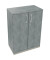 Flügeltürenschrank 3OH B800xT442xH1133 si/Beton