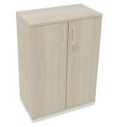 Flügeltürenschrank 3OH B800xT442xH1133 ws/Akazie