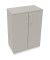 Flügeltürenschrank 3OH B800xT442xH1133 ws/Lichtgrau