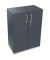 Flügeltürenschrank 3OH B800xT442xH1133 ws/Lavagrau