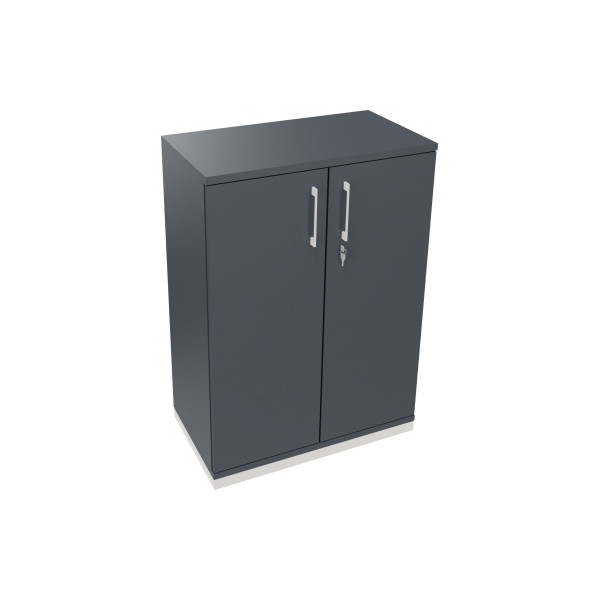 4003969066397 - Flügeltürenschrank endless 820114382 abschließbar 3 OH lavagrau 80x1133x442cm (BxHxT) 4003969066397 Soennecken