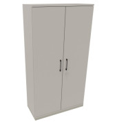 Flügeltürenschrank 5OH B1000xT442xH1869 an/Lichtgrau