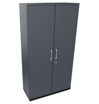 Flügeltürenschrank 5OH B1000xT442xH1869 an/Lavagrau