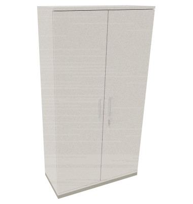 Flügeltürenschrank 5OH B1000xT442xH1869 si/Weiß