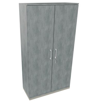 Flügeltürenschrank 5OH B1000xT442xH1869 si/Beton