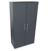 Flügeltürenschrank 5OH B1000xT442xH1869 ws/Lavagrau