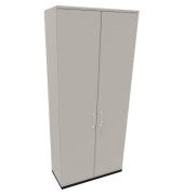 Flügeltürenschrank 6OH B1000xT442xH2221 an/Lichtgrau