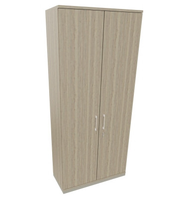 Flügeltürenschrank 6OH B1000xT442xH2221 si/Eiche Nat