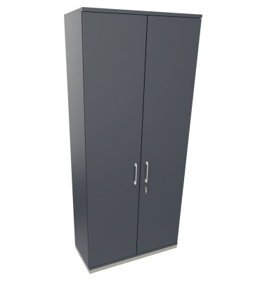 Flügeltürenschrank 6OH B1000xT442xH2221 si/Lavagrau