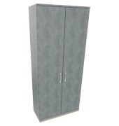 Flügeltürenschrank 6OH B1000xT442xH2221 si/Beton