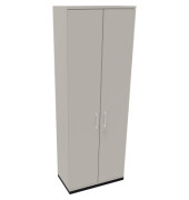 Flügeltürenschrank 6OH B800xT442xH2221 an/Lichtgrau
