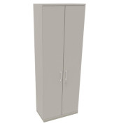 Flügeltürenschrank 6OH B800xT442xH2221 si/Lichtgrau