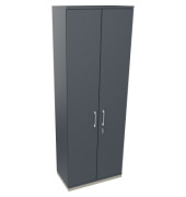 Flügeltürenschrank 6OH B800xT442xH2221 si/Lavagrau