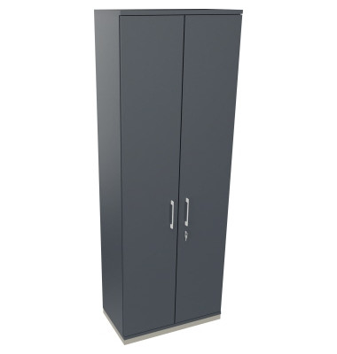 Flügeltürenschrank 6OH B800xT442xH2221 si/Lavagrau