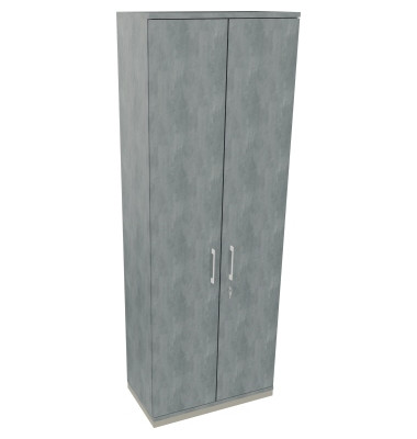 Flügeltürenschrank 6OH B800xT442xH2221 si/Beton