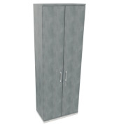 Flügeltürenschrank 6OH B800xT442xH2221 ws/Beton