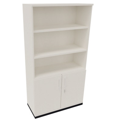 Regalschrank endless 820115301, abschlie&szlig;bar, 5 OH, diamantwei&szlig;, 100x186,9x44,2cm (BxHxT)
