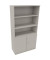 Kombischrank 2OH Tür 3OH Regal B1000xT442xH1869mm si/Lichtgrau