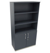 Regalschrank endless 820115482, abschlie&szlig;bar, 5 OH, lavagrau, 100x186,9x44,2cm (BxHxT)