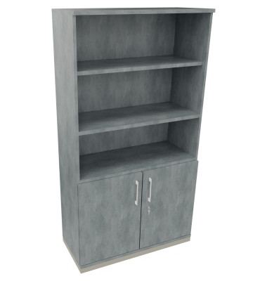 Regalschrank endless 820115483, abschlie&szlig;bar, 5 OH, beton hell, 100x186,9x44,2cm (BxHxT)