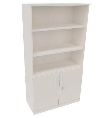 Regalschrank endless 820115501, abschlie&szlig;bar, 5 OH, diamantwei&szlig;, 100x186,9x44,2cm (BxHxT)