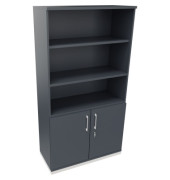 Regalschrank endless 820115582, abschlie&szlig;bar, 5 OH, lavagrau, 100x186,9x44,2cm (BxHxT)