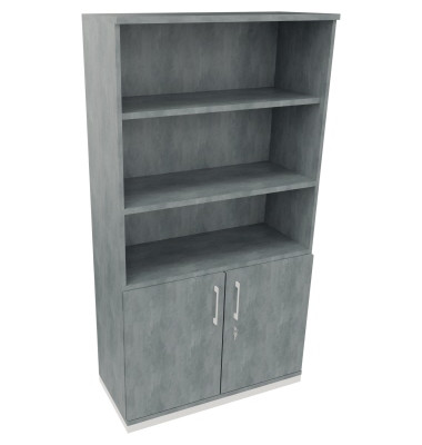 Regalschrank endless 820115583, abschlie&szlig;bar, 5 OH, beton hell, 100x186,9x44,2cm (BxHxT)